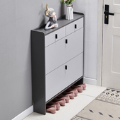 架 小鞋 超薄鞋 柜17cm轻奢经济型家用门口简约现代收纳窄入户翻斗式