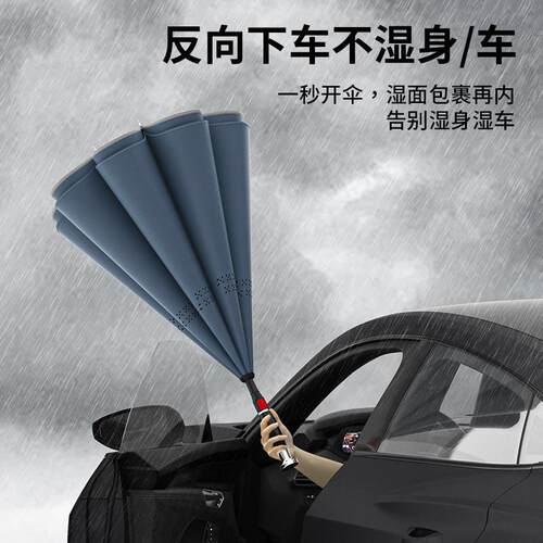 折叠自动遮阳伞长柄双层女雨伞晴雨两用大号双人男士抗风暴直杆伞