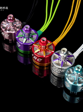 TJRC天剑科技RS系列2207/2208 1888KV穿越机无刷电机/防沙电机