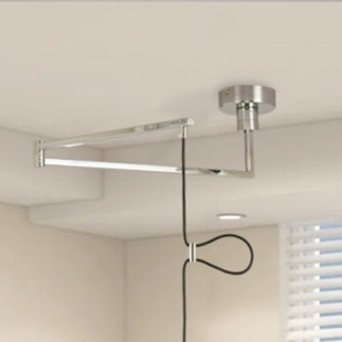 吊灯位移器配件 吊灯摇臂伸w缩位移配件 可移位调节吊灯配件餐厅