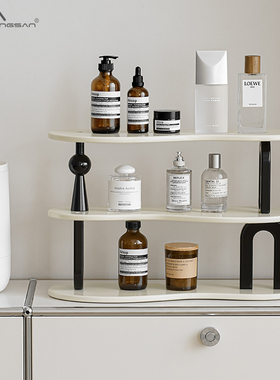 noridonhgsan客厅玄关收纳摆件钥匙家居装饰托盘奶油风置物架饰品