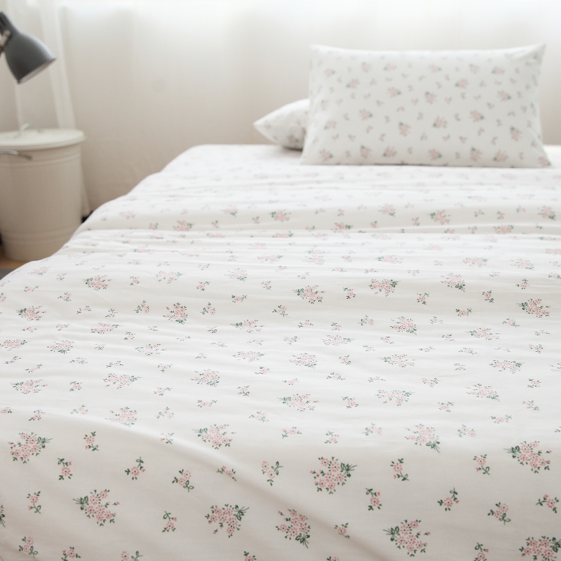 山楂树之恋日系碎花被套单件纯棉单双人150x200xP2.3被罩100全棉