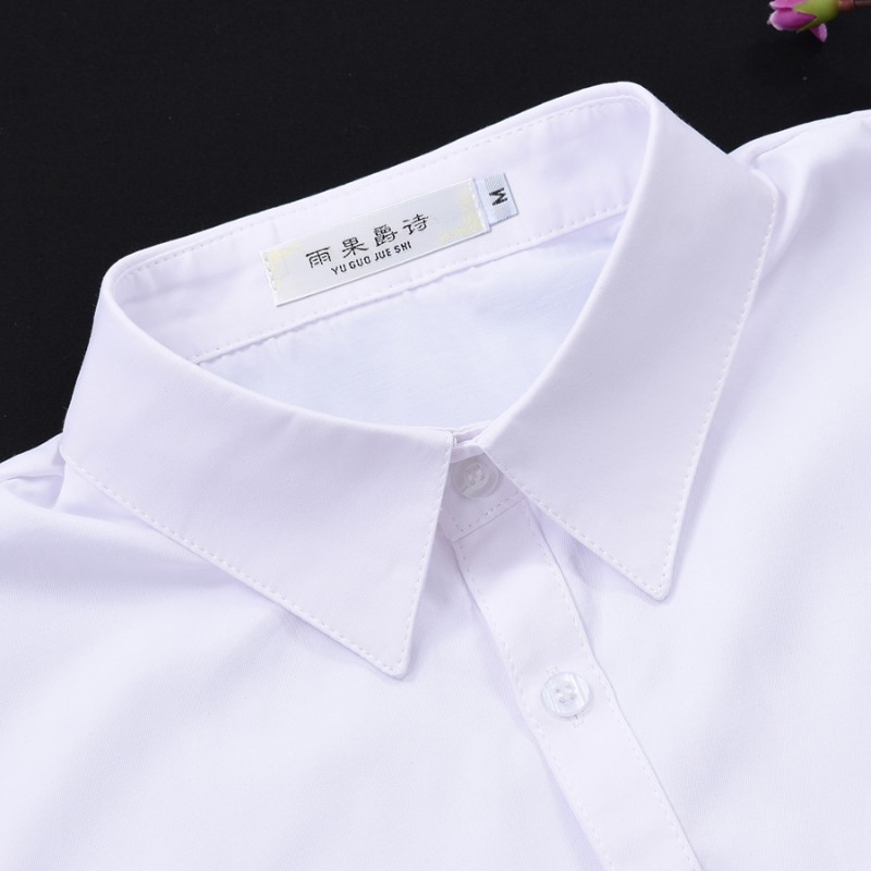 假领子秋冬百搭配饰衣领男女职业衬衫假衣领白色蓝色Z天丝棉免烫