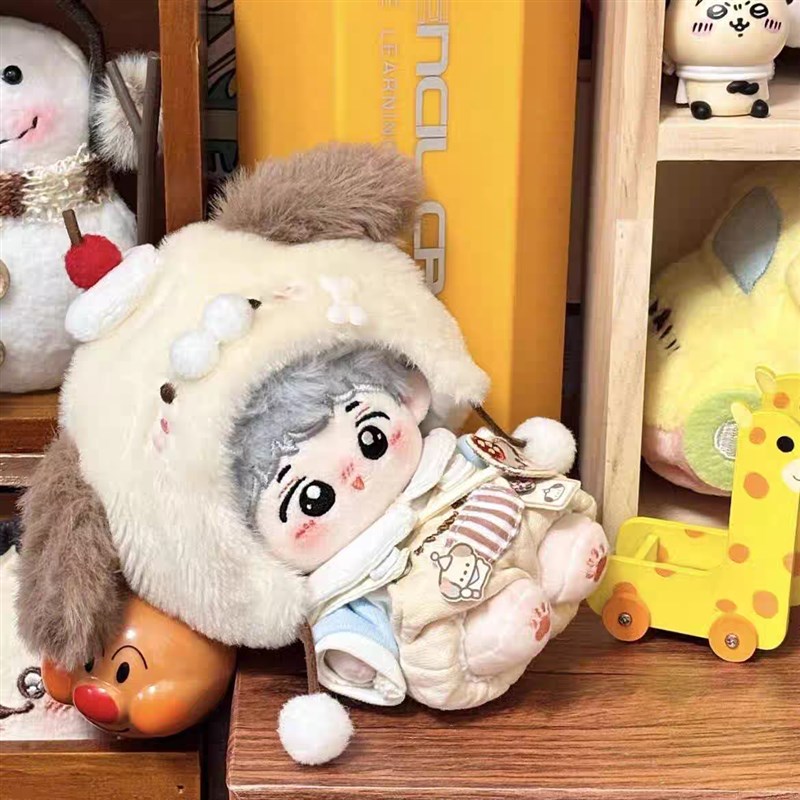 10cm20cm棉花娃娃小狗x蛋糕娃衣套装可爱玩偶公仔换装娃衣配