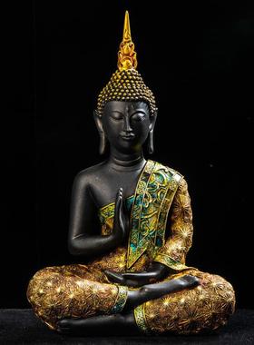 泰国佛像家居装饰品工艺品小摆件玄关酒柜东南亚风格泰式餐厅摆设