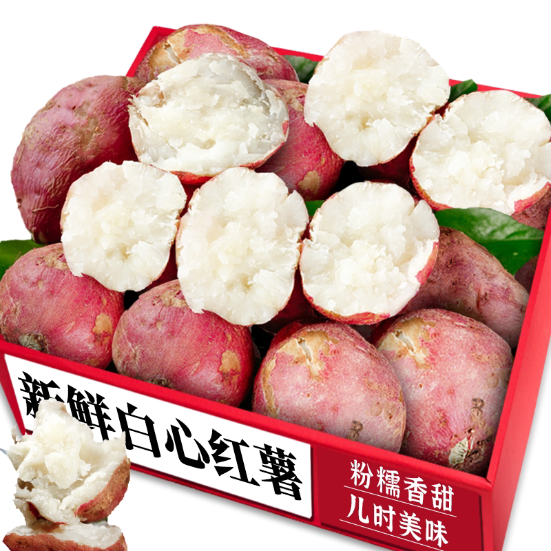白心红薯！营养粗粮|农家自种