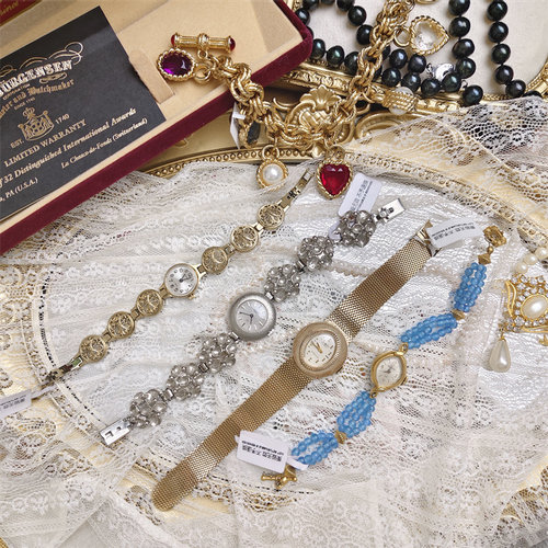 高颜值女士表小众艺术气质饰品