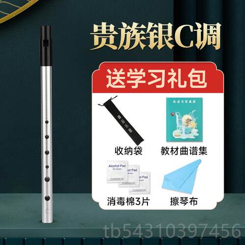 正品爱尔笛奏兰哨笛直C调D调初学子儿童成人专业演金属笛六孔竖笛