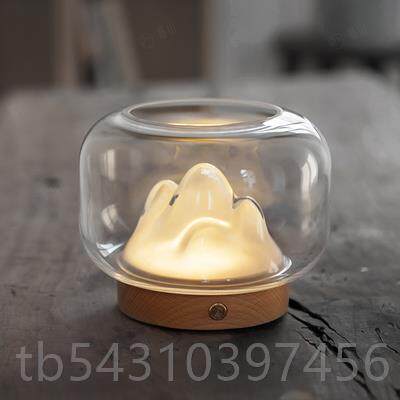 正品探趣生活暖/山灯文艺鱼缸走心的生礼物闺蜜男女夜友神器日黑