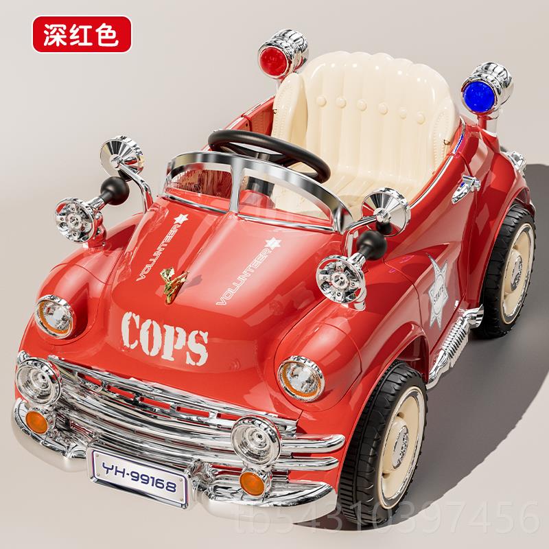 正品高端童儿童电动可车四遥控汽车玩具车坐人老爷车男女小轮孩宝