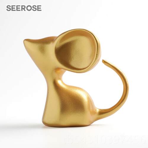 正品SEEROSE西罗老鼠生肖吉祥公仔办公室摆件车装载物饰品创意斯