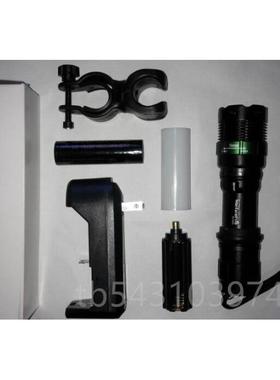 正品18650焦ledQ5战术防强光手电 机械无极变 远射可充电水包筒邮