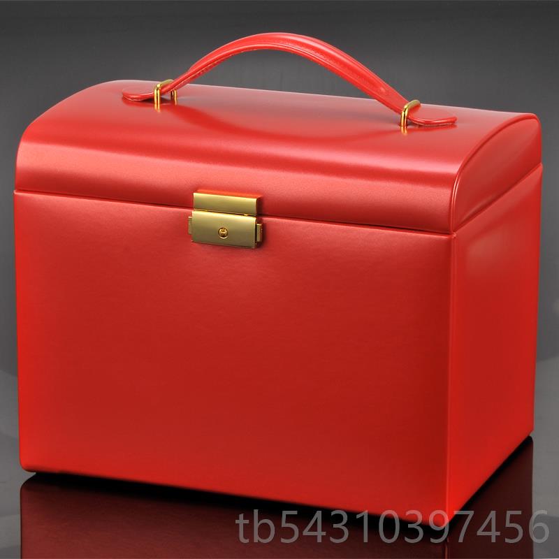 正品俪丽首n纳饰盒收纳公宝主欧式韩国大容量is风手表饰品珠收盒