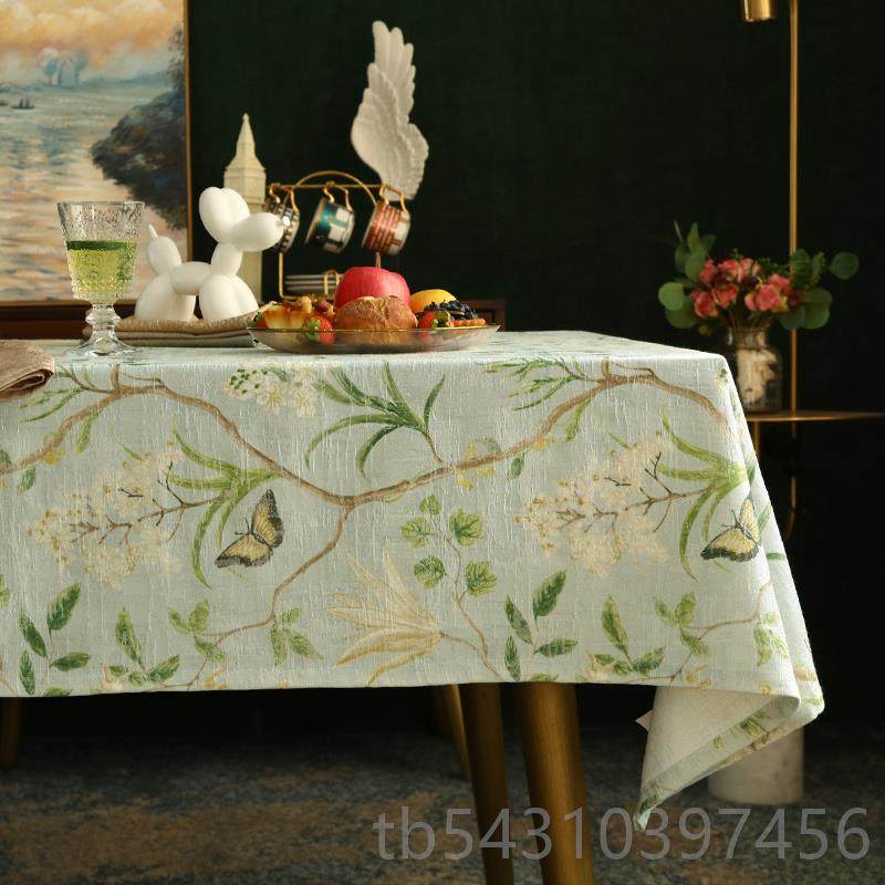 正品餐桌布台盖布美式奢印鸟花茶花家用棉餐圆方桌布旗几布欧轻式,居家布艺,桌布,淘宝优惠券,粉丝福利购,淘宝优惠卷