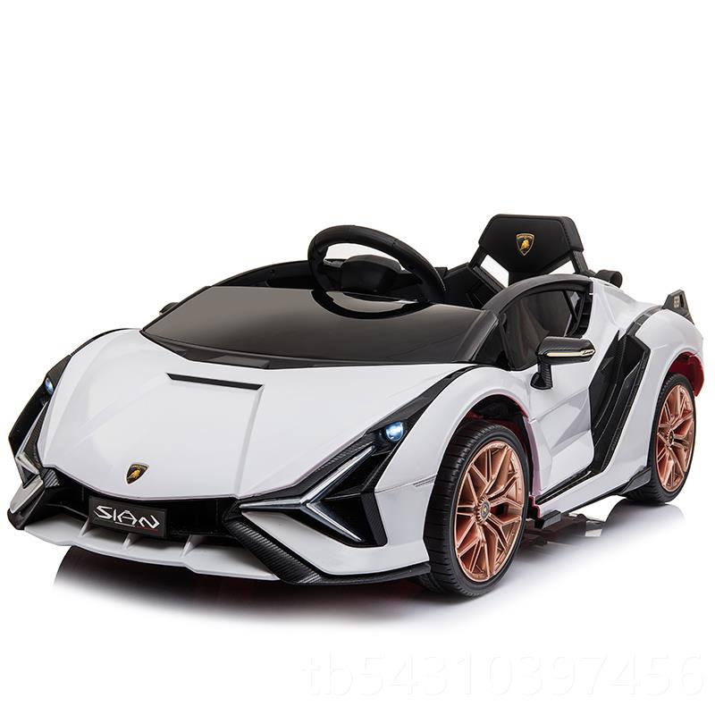 正品兰博基尼儿童电动车四轮童坐车带遥玩控汽车中孩性小宝宝具车