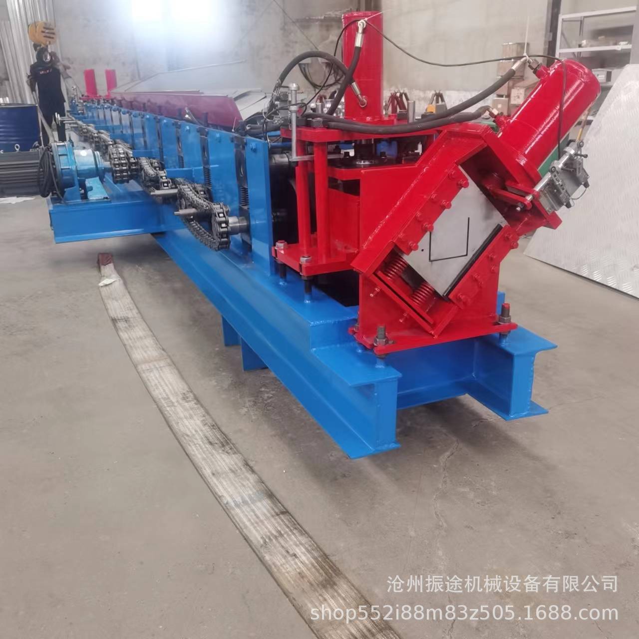 全自动U型瓦生产设备U型槽辊压成型机高强钢U型压瓦机