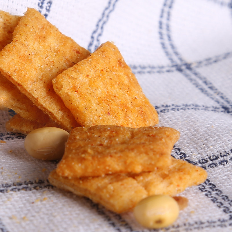 一份20袋*22g琥珀小米锅巴麻辣/牛肉味小吃零食500g饼干糕点包邮