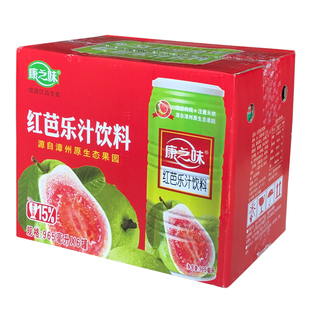 康之味红芭乐汁果汁饮料965ml 6瓶番石榴汁聚餐火锅夏日常备年货