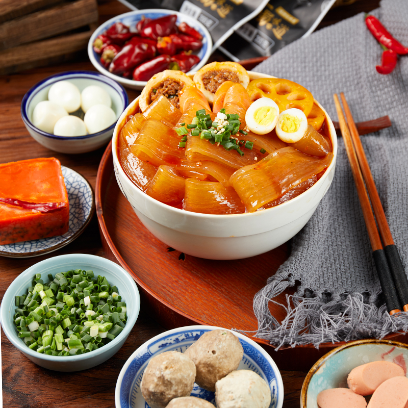 四川宽粉川粉火锅粉红薯粉非土豆粉红薯大宽粉条苕粉皮火锅食材