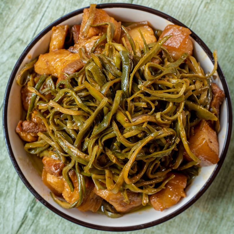东北特产干豆角丝干货500g农家自制新油豆角丝干菜纯手工自然晒干