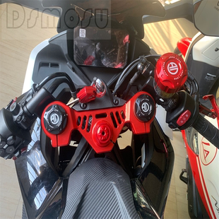 适用春风450SR 改装上三星 装饰上联板 轻量化CNC铝合金高品质