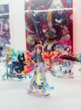 新款自制哭泣少女乐队桌面装饰摆件高颜值河原木桃香吉他亚克力