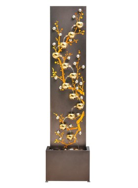 流水摆件循环水生财客厅电视柜旁边办公室玄关轻奢水景观新居开业