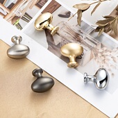 门柜拉手复古奶油风格 柜子拉手鸽子G蛋餐边柜抽屉轻奢衣柜门把手