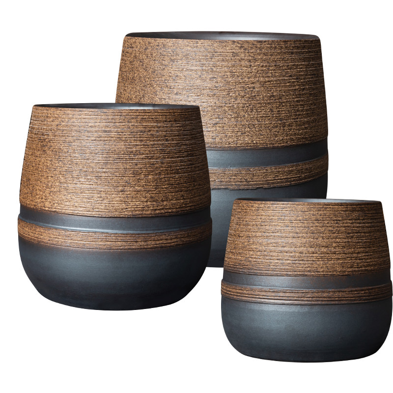 陶瓷花盆特大复古怀旧创意t室内景观客厅插花水培落地装饰摆件包