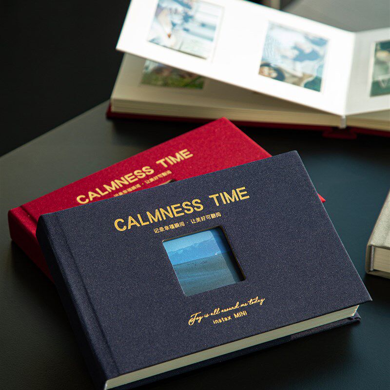 且寻云山3寸相g册mini拍立得收纳情侣礼物明星卡册高级布面纪念册