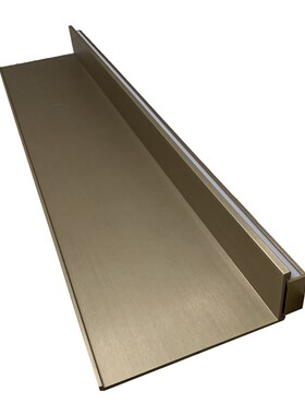 铝合金置物架内置发光LqED灯活动层板架挂墙上壁挂置物板酒架书架