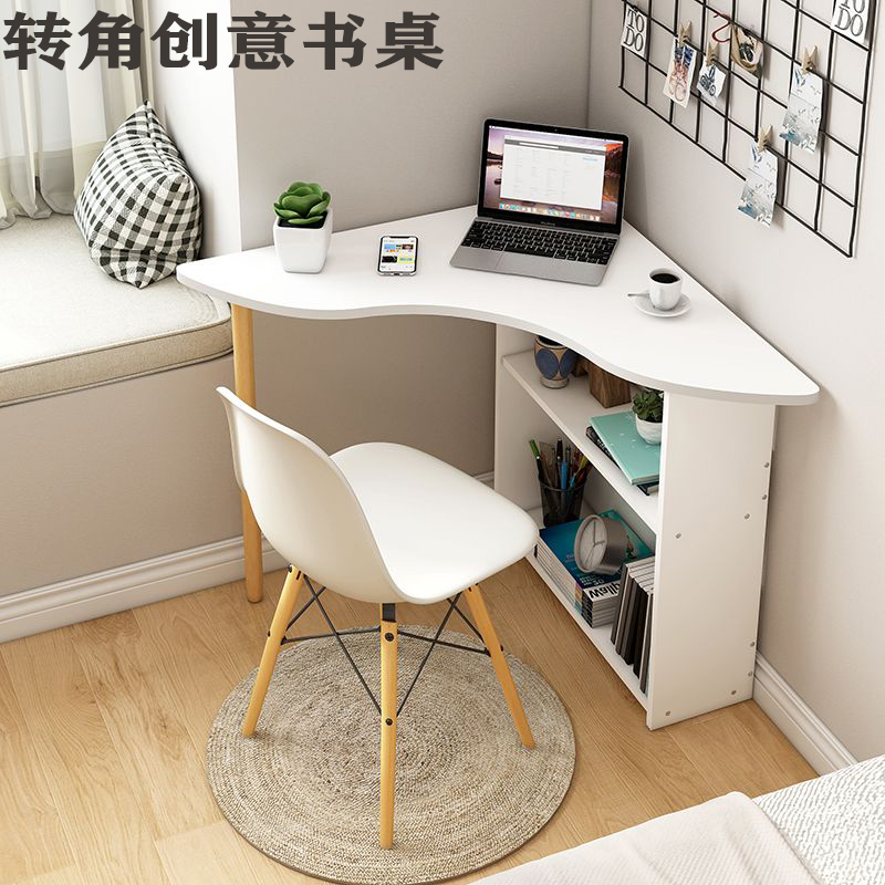 L型小型书桌转角电脑台式桌拐角桌子靠墙角落卧室家用Y学生学习桌