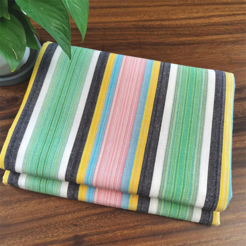 老粗布床单单件三件套民族风条纹床单被单W睡单山东土布