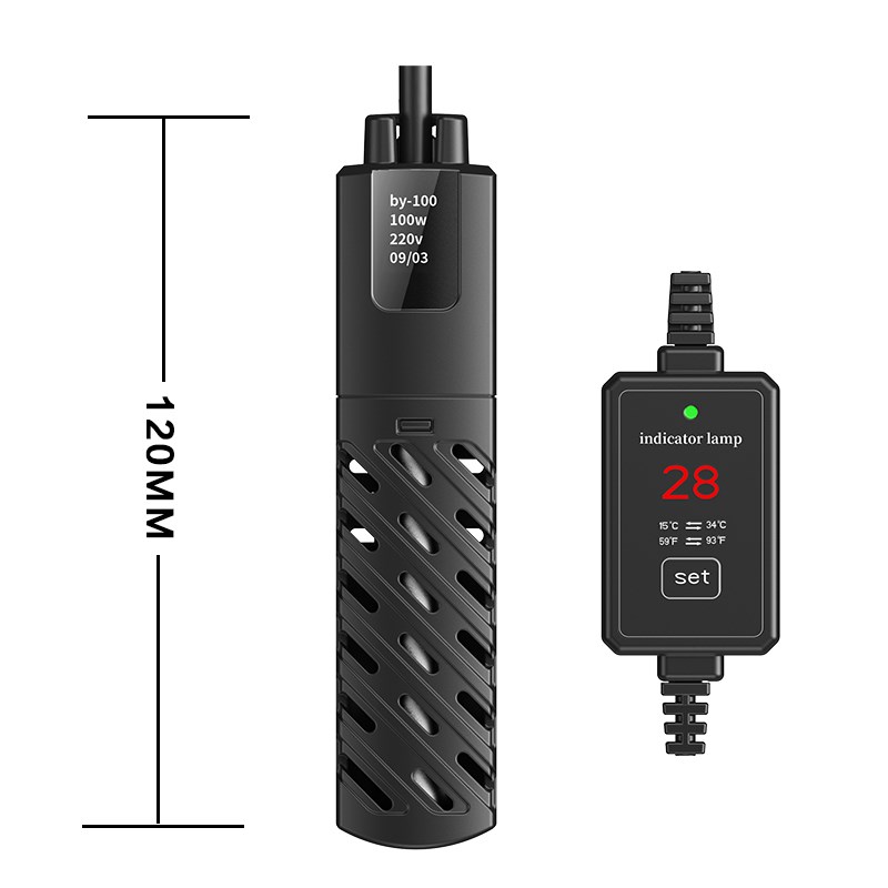 乌龟小型鱼缸加热棒迷你离水断电干烧不爆自Q动恒温加温外置数显