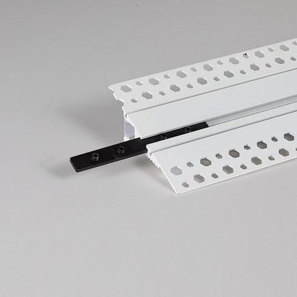 明装隐形腰线f洗墙灯客厅免开槽反光灯槽免吊顶向上发光led线条灯