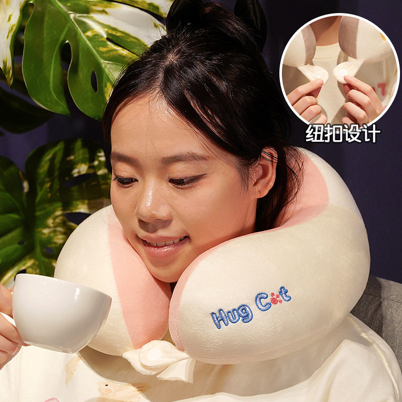 卡通U型枕飞机护k颈枕办公室午休颈椎专用围脖子靠枕旅行开车用,床上用品,U型枕/便携枕,淘宝优惠券,粉丝福利购,淘宝优惠卷