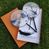 苏绣双面刺绣团扇汉服旗团u扇旗袍古风团扇舞蹈团扇古典中国风日