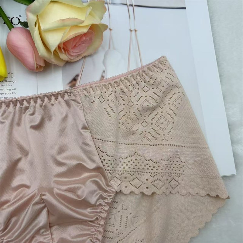 时尚日单新款丝滑提花弹力柔x软贴身面料女版男式变装性感日常内