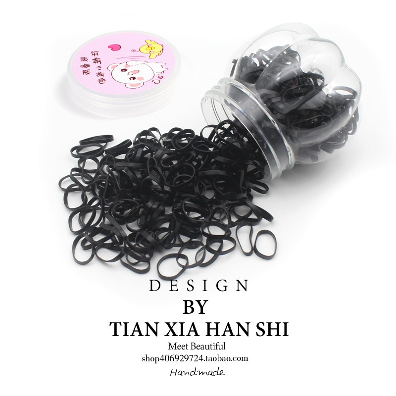 韩国儿童发饰一次性不伤发橡皮筋彩色百搭发圈P可爱宝宝女童发绳