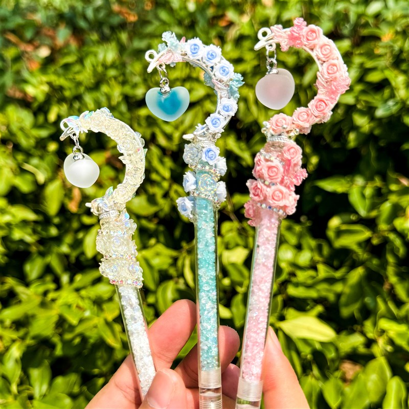 月亮挂坠美工笔刀刻刀少女v爱心高颜值咕卡流麻手帐裁剪手工笔刀