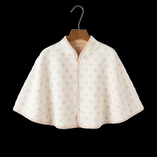 月子保暖护肩斗篷披肩产妇睡觉防寒颈椎坎肩N纯棉女士哺乳春护肩