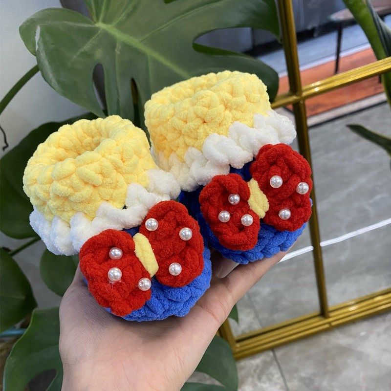 宝宝鞋毛线钩针diyo材料包婴儿靴毛线怀孕妇解闷时间神器手工编织,服饰配件/皮带/帽子/围巾,毛线,淘宝优惠券,粉丝福利购,淘宝优惠卷