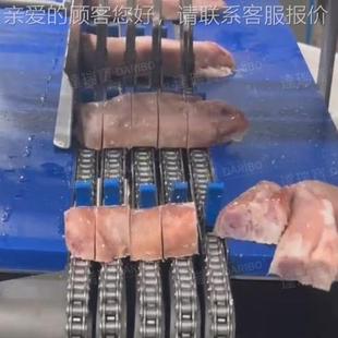W冻猪蹄劈半机猪手半切冷机冻制品带骨冻肉猪蹄分切机0.5JQO肉秒