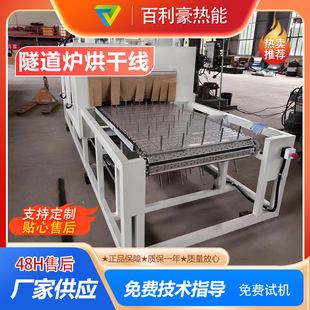 隧道炉汽车配件烘干塑形隧道炉热风循环隧道烘箱不锈钢网带隧道炉