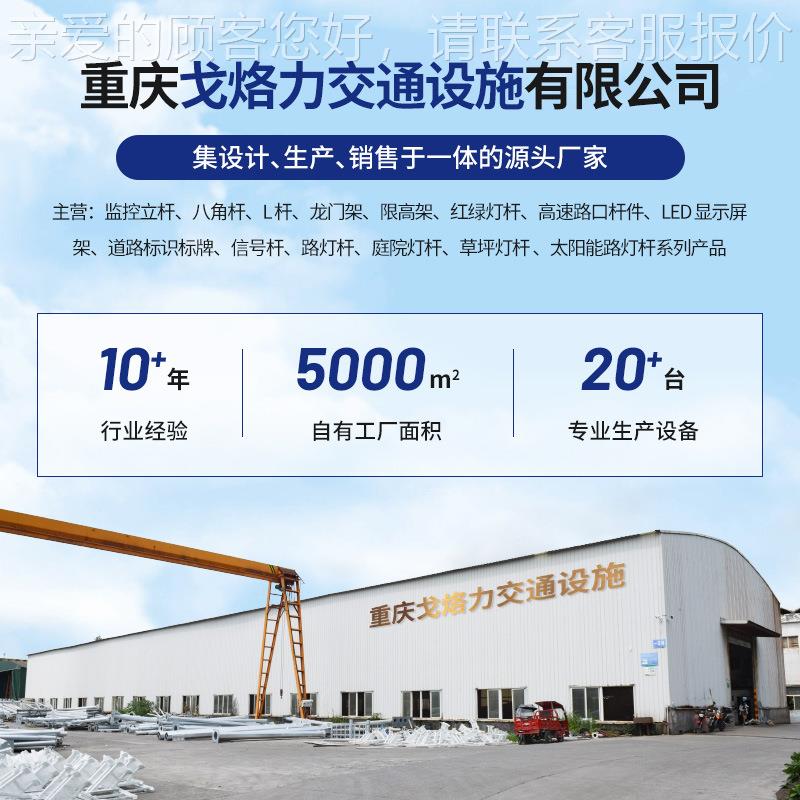 车单立交柱标通志杆标牌杆高速公路双柱式定制道路8指示人行道停