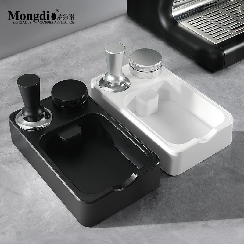 Mongdio布粉器咖啡敲渣桶压粉器底座咖啡机配件器具收纳工具全套