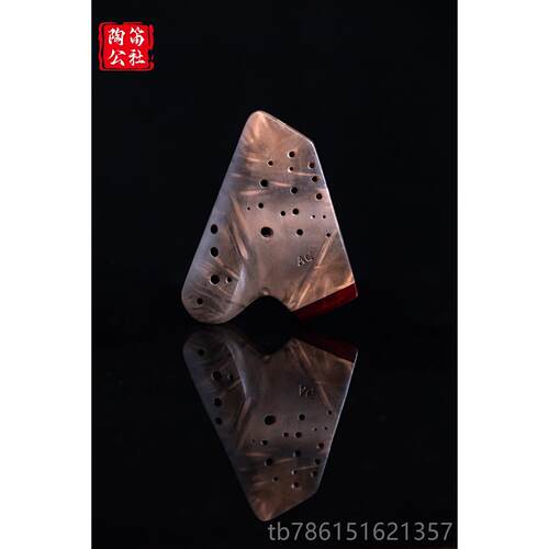 高档紫兰陶性笛平三管陶笛雷中音C调Gigu 3A树脂烧工艺专业能c级