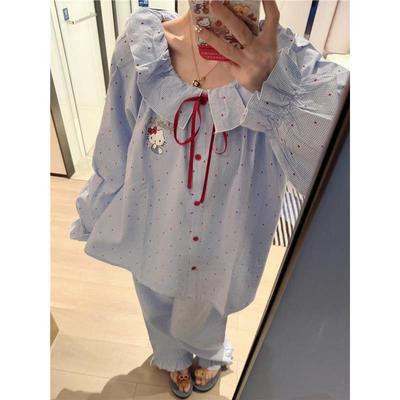 睡衣女款2025新HeloKity纯