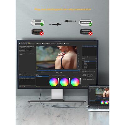 ultra - unite Mini Mini转Dp线缆1.4 Thunderbolt 2笔记本4K144H