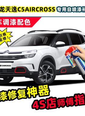 雪铁龙天逸C5AIRCROSS补漆笔珍珠白车漆修复冰山蓝珠光白色自喷漆